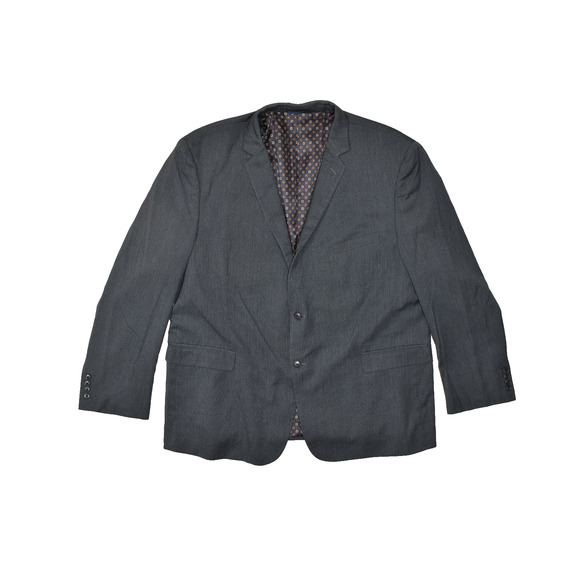 US Polo Assn Men's Blazer Jacket Size 46R Gray 2 Button Polyester Blend - Picture 1 of 8